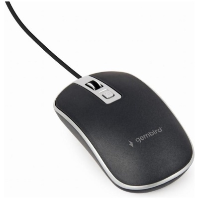 MOUSE USB OPTICAL BLACK/SILVER/MUS-4B-06-BS GEMBIRD