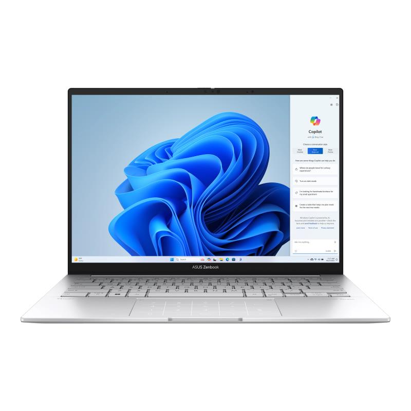 Notebook|ASUS|ZenBook Series|14 OLED|UX3405CA-QL219W|CPU Core Ultra|u5-125H|3600 MHz|14"|Touchscreen|1920x1200|RAM 16GB|LPDDR5x|SSD 512GB|Intel Arc Graphics|Integrated|ENG|NumberPad|Windows 11 Home|Silver|1.28 kg|90NB14W4-M00880