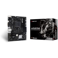 Mainboard|BIOSTAR|AMD A520|SAM4|Micro-ATX|Memory DDR4|Memory slots 2|2xPCI-Express 3.0 1x|1xPCI-Express 3.0 16x|1xM.2|1x15pin D-sub|1xHDMI|4xUSB 2.0|2xUSB 3.2|1xPS/2|1xRJ45|3xAudio port|A520MHP