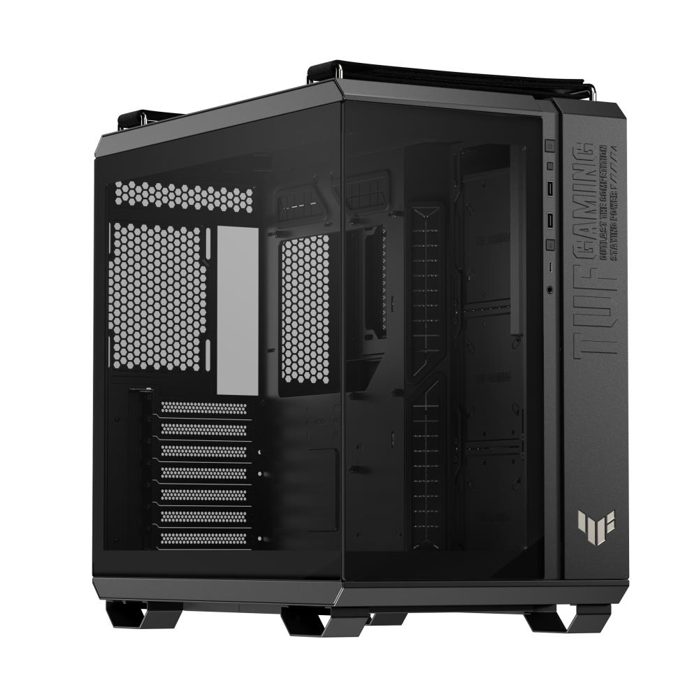 Case|ASUS|TUF Gaming GT502 Horizon|MidiTower|Case product features Transparent panel|Not included|ATX|MicroATX|MiniITX|Colour Black|TUFGAMINGGT502HORIZON