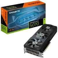 Graphics Card|GIGABYTE|NVIDIA GeForce RTX 5070|12 GB|GDDR7|192 bit|PCIE 5.0 16x|GPU 2587 MHz|Triple slot Fansink|1xHDMI|3xDisplayPort|GV-N5070EAGLEOC-12GD