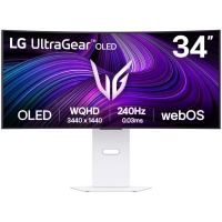 Monitor|LG|34GX90SA-W|34"|Gaming/Curved|Matte|Panel OLED|3440x1440|21:9|240Hz|0.03 ms|Colour White|34GX90SA-W
