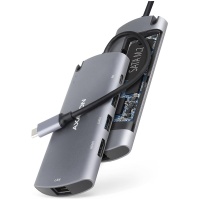 I/O HUB USB-C 6IN1 SATA M.2/0.18M HMC-6M2 AXAGON