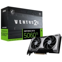 Graphics Card|MSI|NVIDIA GeForce RTX 5060 Ti|16 GB|GDDR7|128 bit|PCIE 5.0 16x|Dual Slot Fansink|5060TI16GVENTUS2XOCPLUS