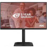 LCD Monitor|AOC| 60.5 cm (23.8")|1920 x 1080 pixels|Full HD|Native aspect ratio 16:9|LED|Flat|24E4U