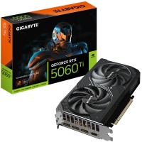 Graphics Card|GIGABYTE|NVIDIA GeForce RTX 5060 Ti|16 GB|GDDR7|PCIE 5.0 16x|GPU 2587 MHz|Dual Slot Fansink|N506TWF2MAXOC-16GD