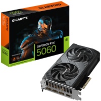 Graphics Card|GIGABYTE|NVIDIA GeForce RTX 5060|8 GB|GDDR7|128 bit|PCIE 5.0 16x|GPU 2512 MHz|GV-N5060WF2OC-8GD