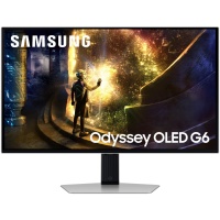 Monitor|SAMSUNG|LS27DG610SUXEN|27"|Gaming|Panel OLED|2560x1440|16:9|240Hz|Matte|0.03 ms|Swivel|Pivot|Height adjustable|Tilt|Colour Silver|LS27DG610SUXEN