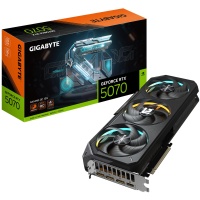 Graphics Card|GIGABYTE|NVIDIA GeForce RTX 5070|12 GB|GDDR7|192 bit|PCIE 5.0 16x|GPU 2625 MHz|Triple slot Fansink|1xHDMI|3xDisplayPort|GV-N5070GAMINGOC-12GD