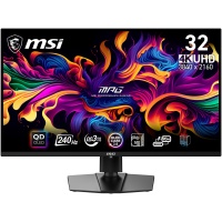Monitor|MSI|31.5"|Gaming/4K|Panel QD-OLED|3840x2160|16:9|Matte|0.03 ms|Swivel|Pivot|Height adjustable|Tilt|Colour Black|MPG321URXQD-OLED