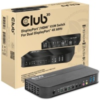 VIDEO SWITCH KVM DP/HDMI/CSV-7210 CLUB3D