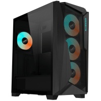 Case|GIGABYTE|C301G V2 BLACK|MidiTower|Case product features Transparent panel|Not included|ATX|EATX|MicroATX|MiniITX|Colour Black|C301GV2