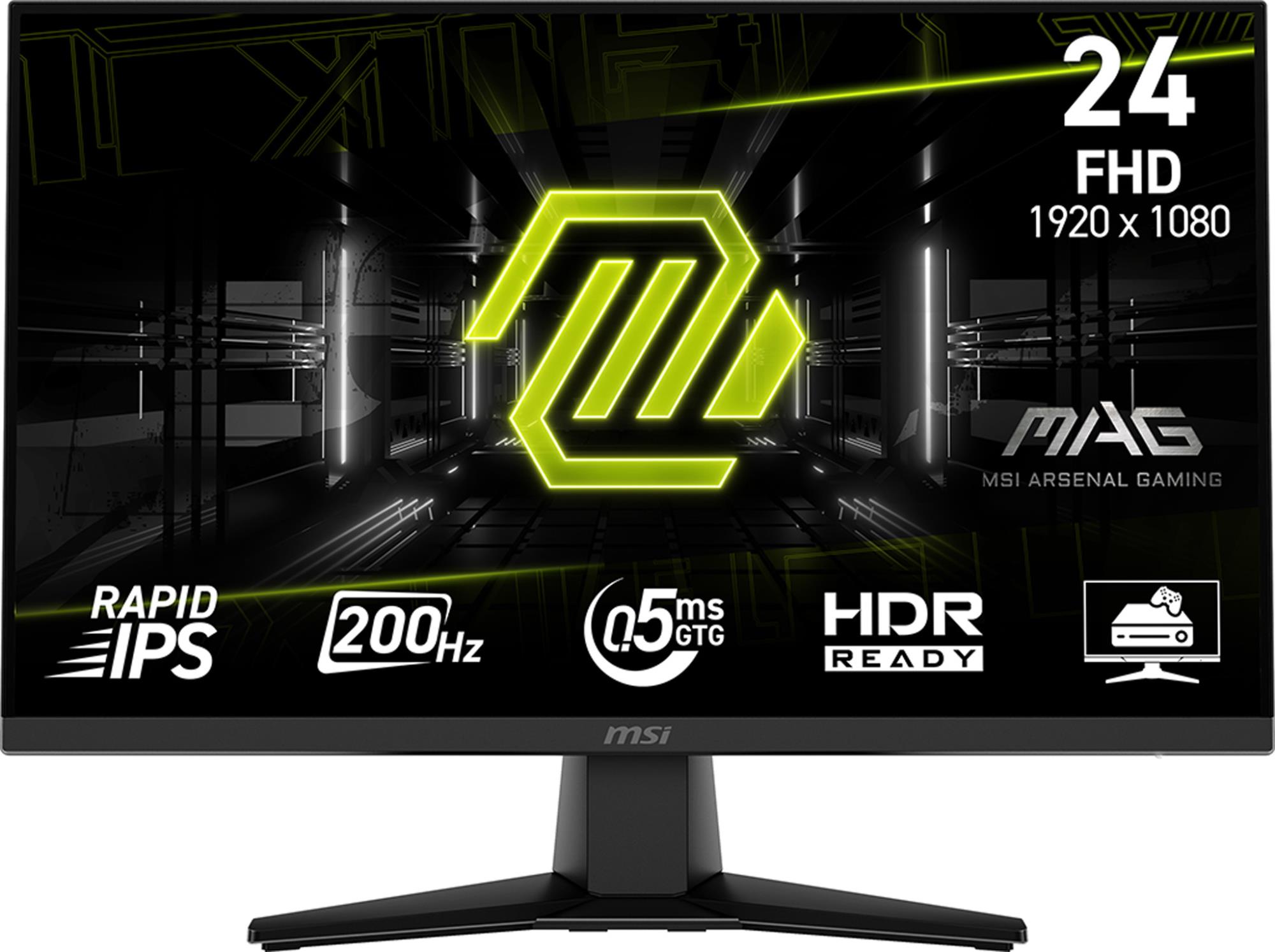 LCD Monitor|MSI|MAG 242F|23.8"|Gaming|Matte|Panel IPS|1920x1080|16:9|200Hz|0.5 ms|Colour Black|MAG242F