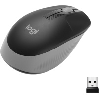MOUSE USB OPTICAL WRL M190/GREY 910-005906 LOGITECH