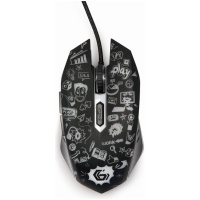 MOUSE USB OPTICAL BLACK/MUS-6B-GRAFIX-01 GEMBIRD
