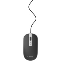 MOUSE USB OPTICAL BLACK/SILVER/MUS-4B-06-BS GEMBIRD