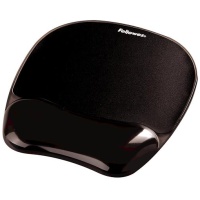 MOUSE PAD CRYSTAL GEL/BLACK 9112101 FELLOWES