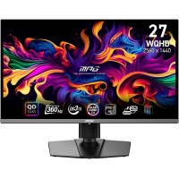 Monitor|MSI|MPG 271QRX QD-OLED|26.5"|Gaming|Panel QD-OLED|2560x1440|16:9|360Hz|Matte|0.03 ms|Swivel|Pivot|Height adjustable|Tilt|Colour Black|MPG271QRXQD-OLED