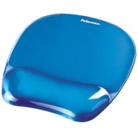 MOUSE PAD CRYSTAL GEL/BLUE 9114120 FELLOWES