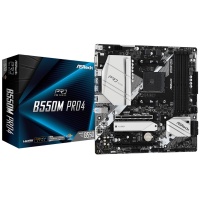 Mainboard|ASROCK|AMD B550|SAM4|MicroATX|1xPCI-Express 3.0 1x|1xPCI-Express 3.0 16x|1xM.2|1xPCI-Express 4.0 16x|Memory DDR4|Memory slots 4|1x15pin D-sub|1xHDMI|1xDisplayPort|2xUSB 2.0|1xUSB type C|5xUSB 3.2|1xPS/2|1xRJ45|3xAudio port|B550MPRO4